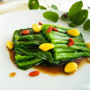 Scalded Chinese Kale with Oyster Sauce