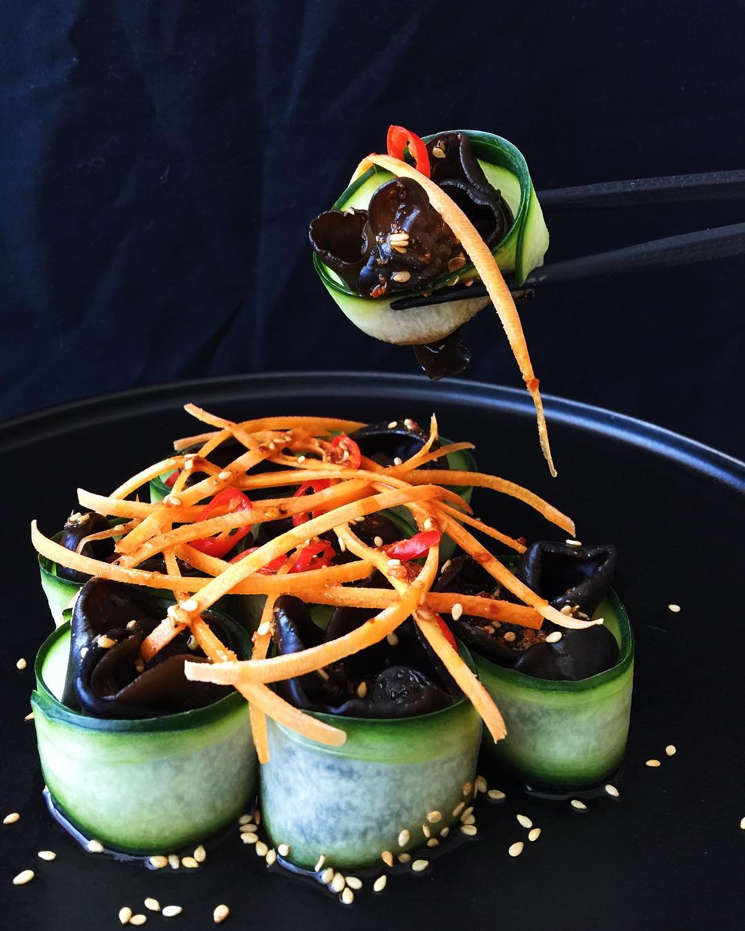 Wood Ear Salad with Sichuan dressing