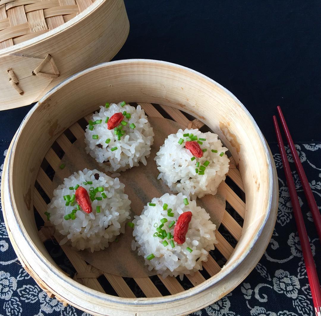 Chicken Mushroom Rice Balls