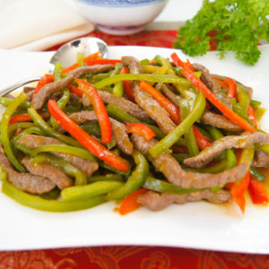 Stir-fried beef with Pepper Shreds 
