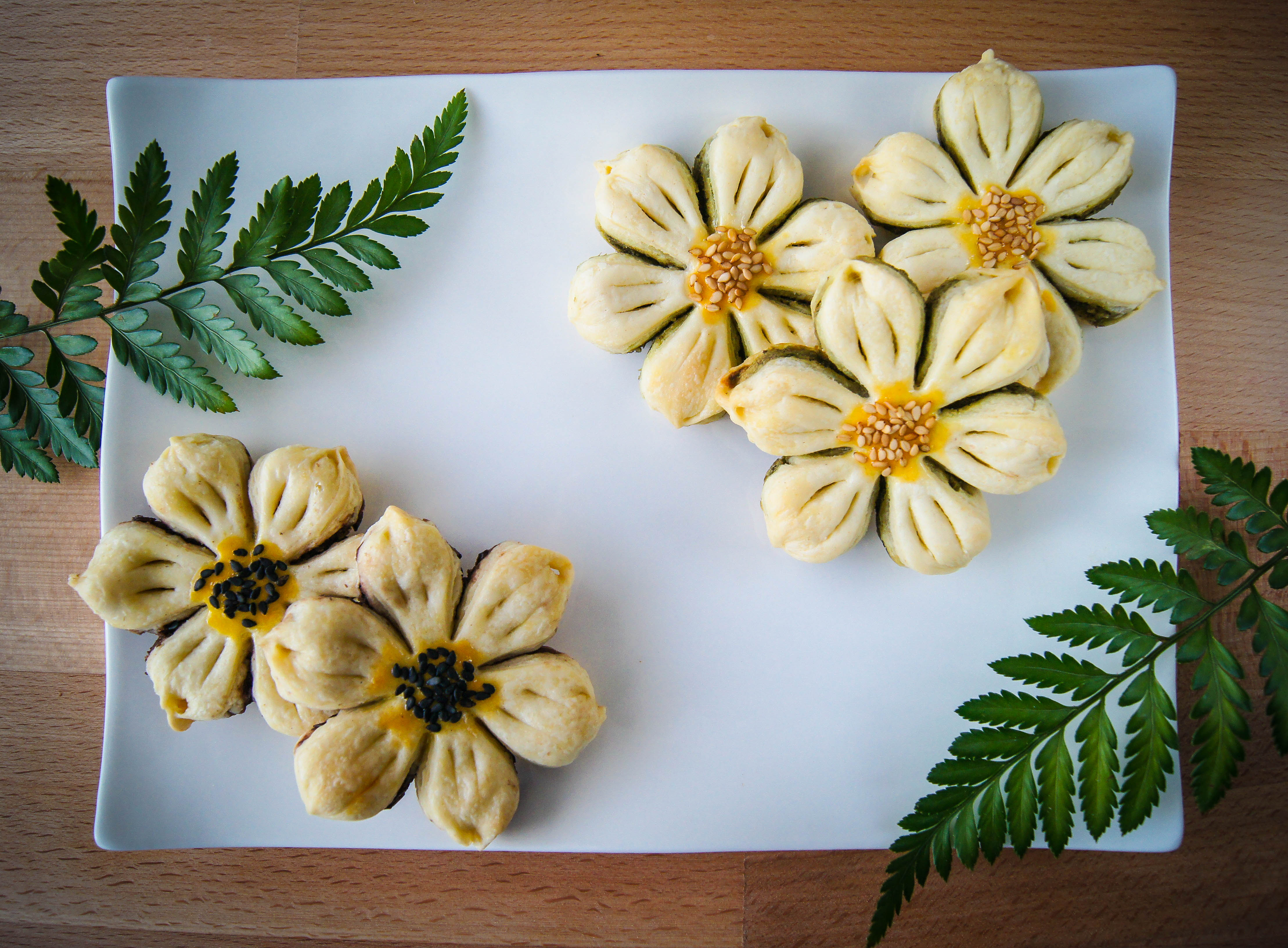 Sunflower Shaped Pastry