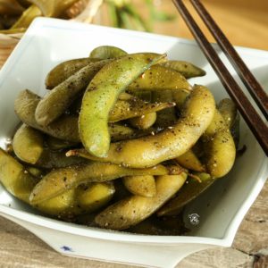 Braising Edamame